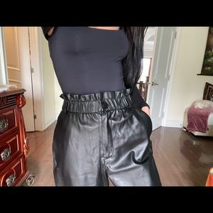 Zara faux leather trouser pre loved